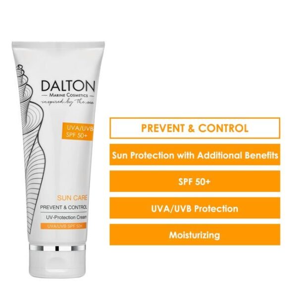 Αντηλιακή, αντιγηραντική κρέμα προσώπου spf50 - Dalton Marine Cosmetics