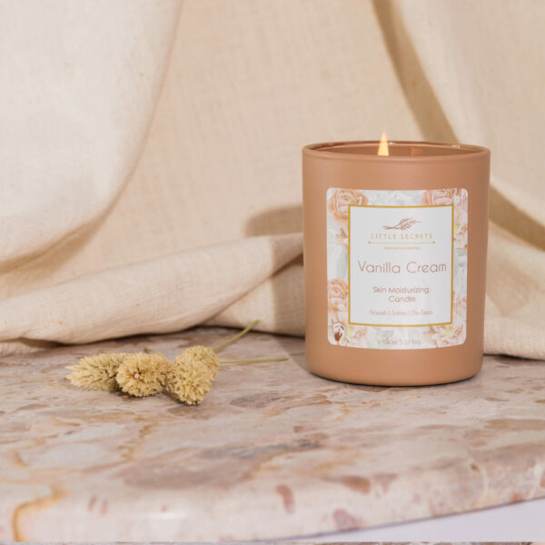 Eνυδατικό κερί σόγιας με άρωμα βανίλιας - Vanilla soya candle