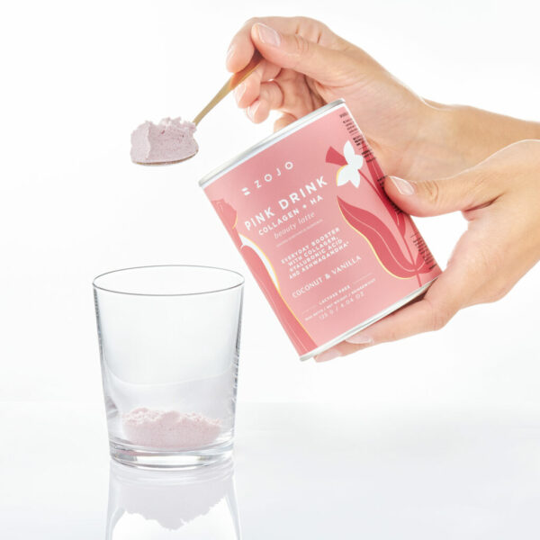 Ρόφημα με κολλαγόνο & υαλουρονικό -Pink Drink Beauty Latte