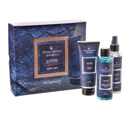 Beauty Box Code Men Minerals Αφρόλουτρο 150ml & Σπρέι Σώματος 150ml & After Shave 100ml